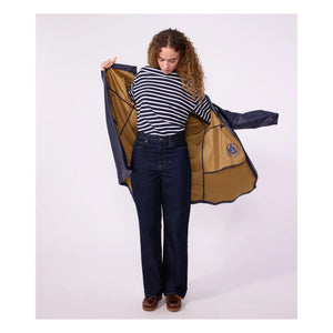 Petit Bateau - Long Iconic Raincoat | Navy