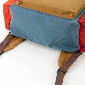 Ocean&Ground - Multi-Colored Block Backpack | Emerald Green