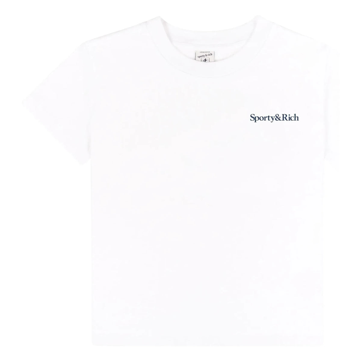 Sporty & Rich - Drink More Water T-Shirt | Recycled Cotton | White