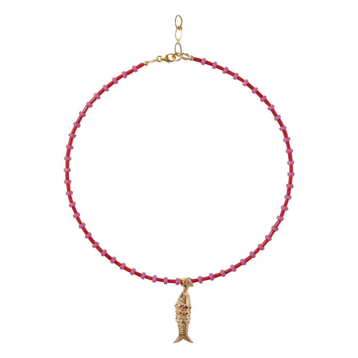 Camille Colette Studio - Collioure Fish Necklace | Red