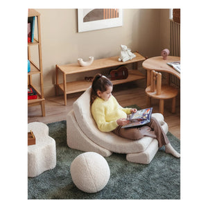 Wigiwama - Bear Plush Armchair | Ecru