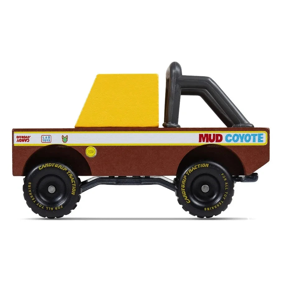 Candylab - Toons - Mud Coyote Car | Brown
