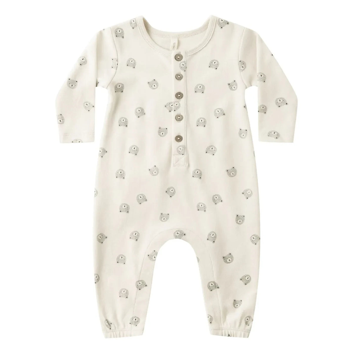 Quincy Mae - Organic Cotton Teddy Romper | Ecru