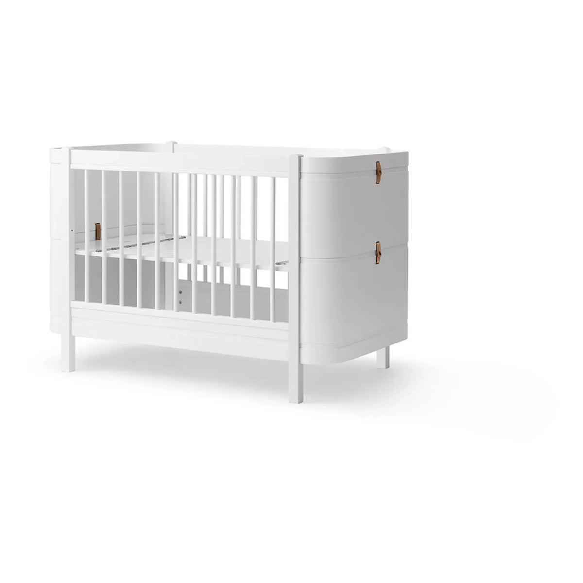 Oliver Furniture - Wood Mini+ baby bed, excluding junior kit | White