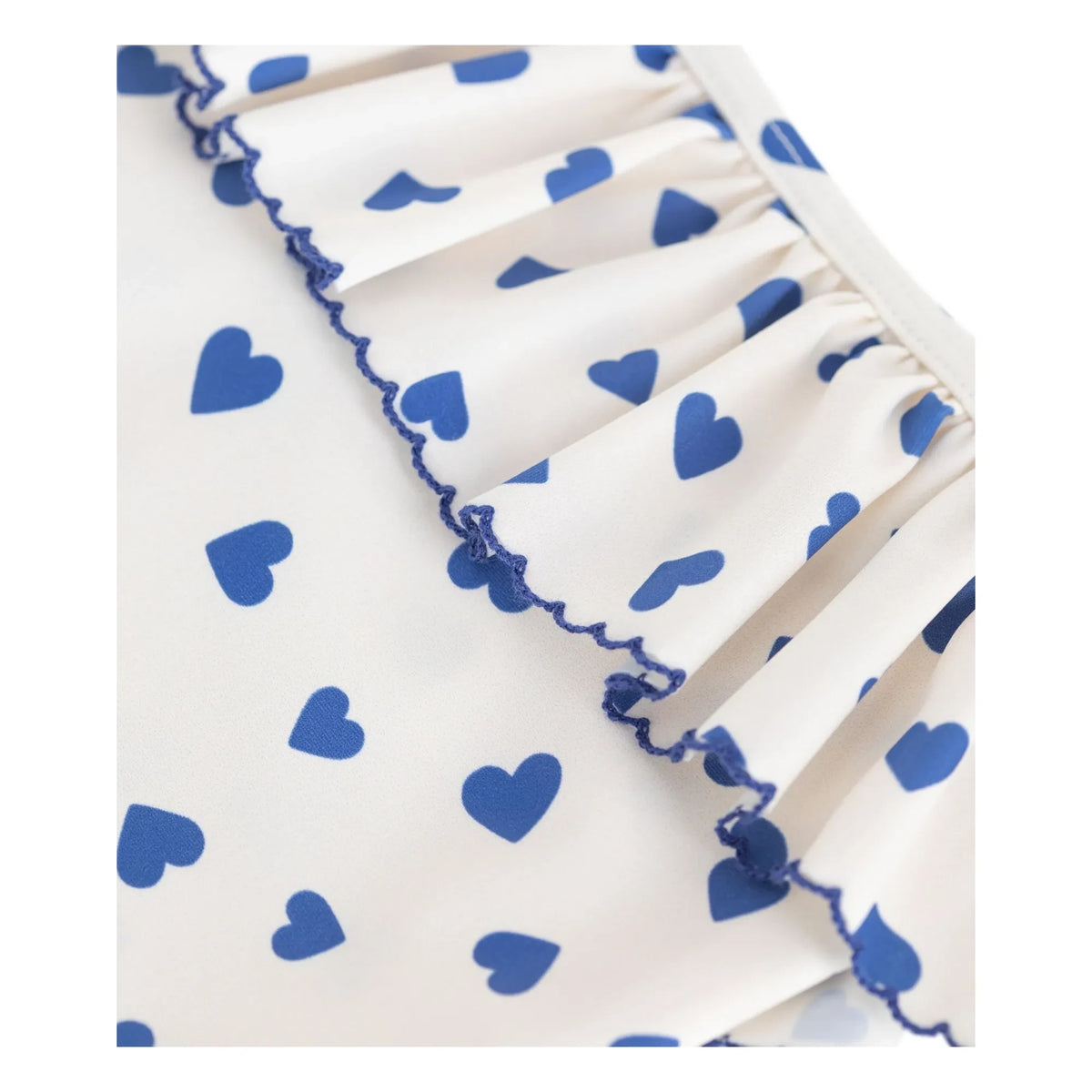 Petit Bateau - Flying Hearts Swimsuit | White