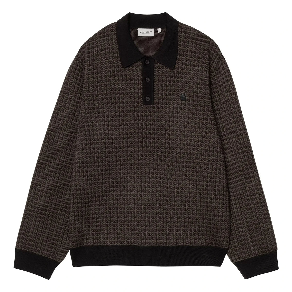 Carhartt WIP - Polo Long Sleeve Lowis | Brown
