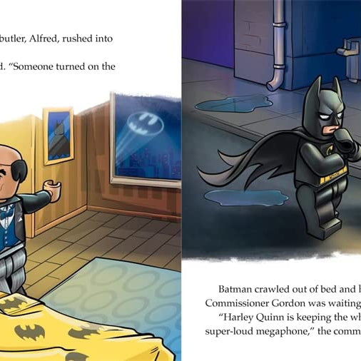 Buster Books - LEGO® DC Super Heroes™: Batman vs. Harley Quinn Figure Toy English Activity and Story Book