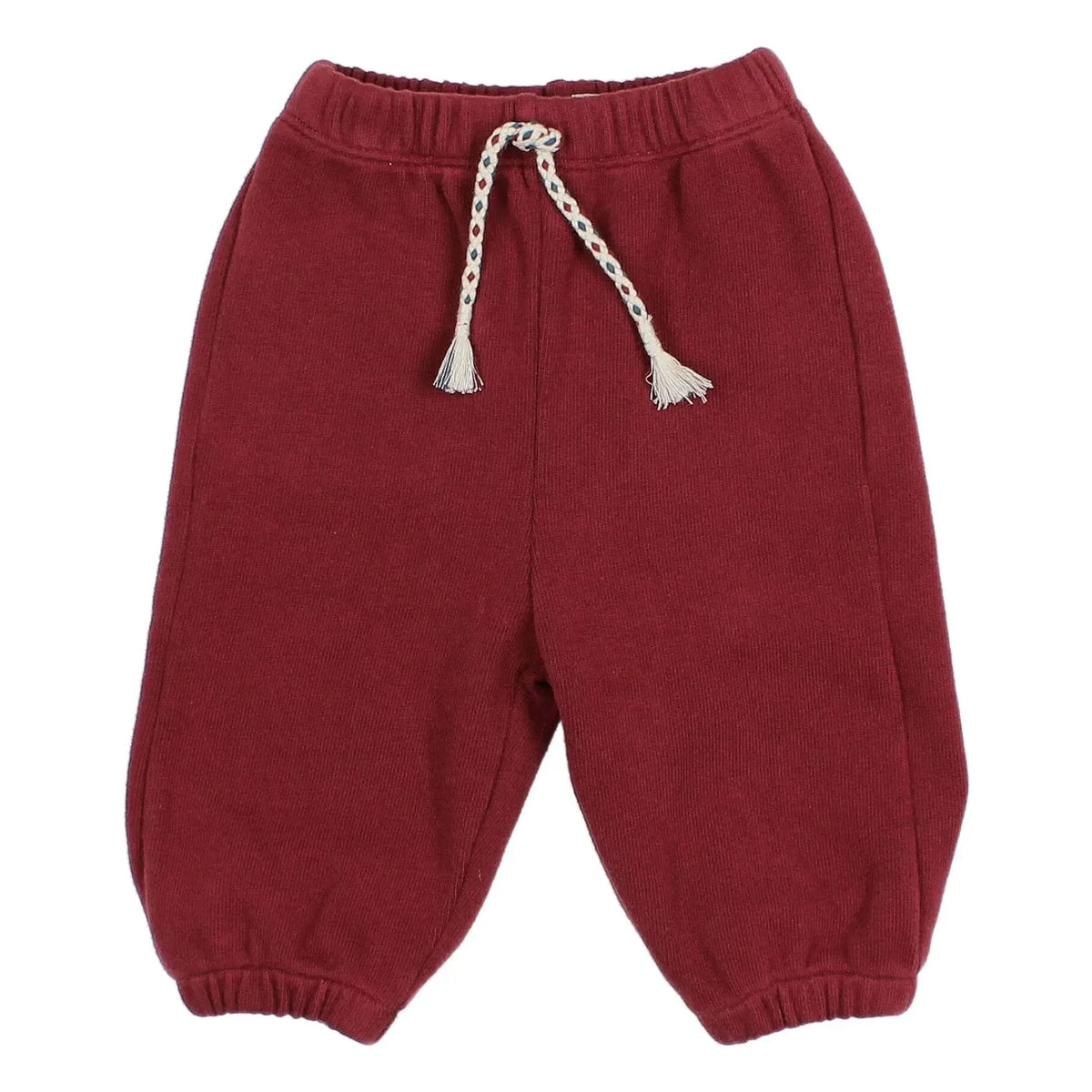 Búho - Burgundy Jogger with Corduroy
