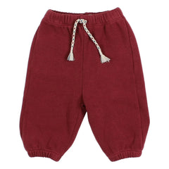 Búho - Burgundy Jogger with Corduroy