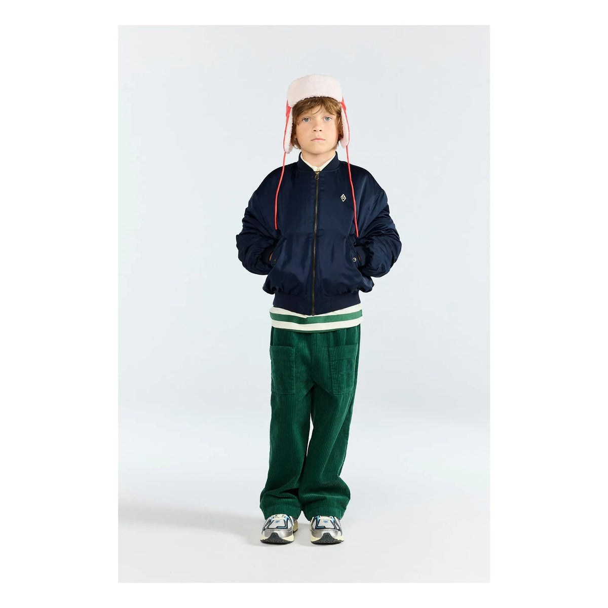 The Animals Observatory - Panda Bomber Recycled Fiber | Navy