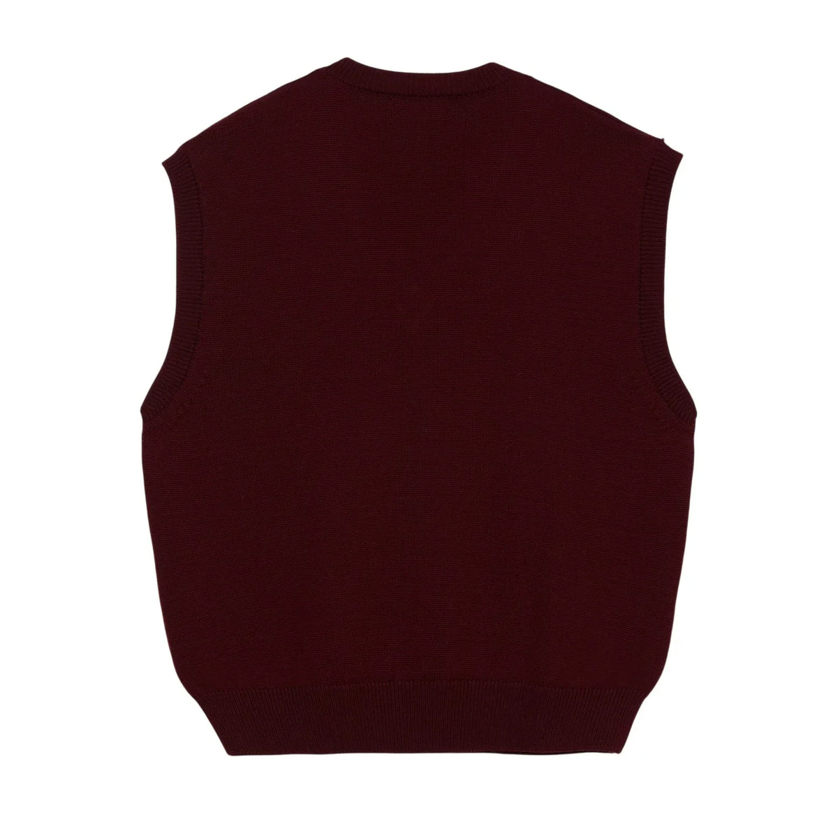 Smallable Man - Baxter Sleeveless Merino Wool Sweater | Burgundy