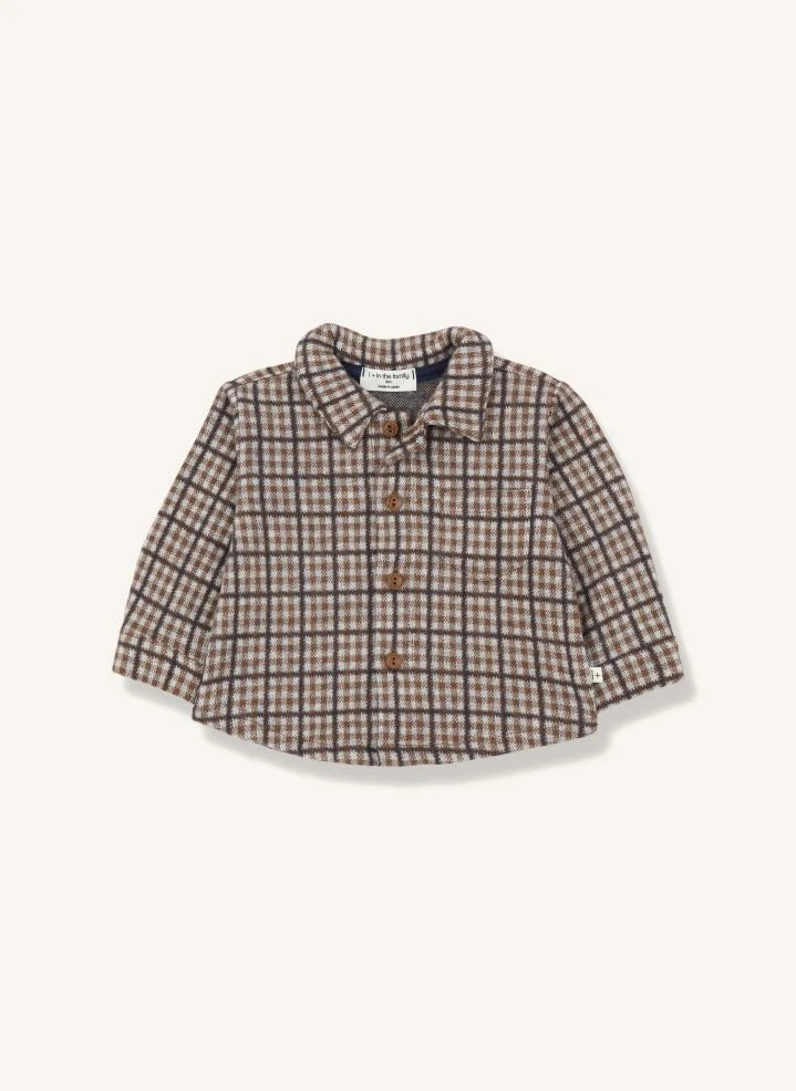 1+ in the family - Conrad shirt | Brown