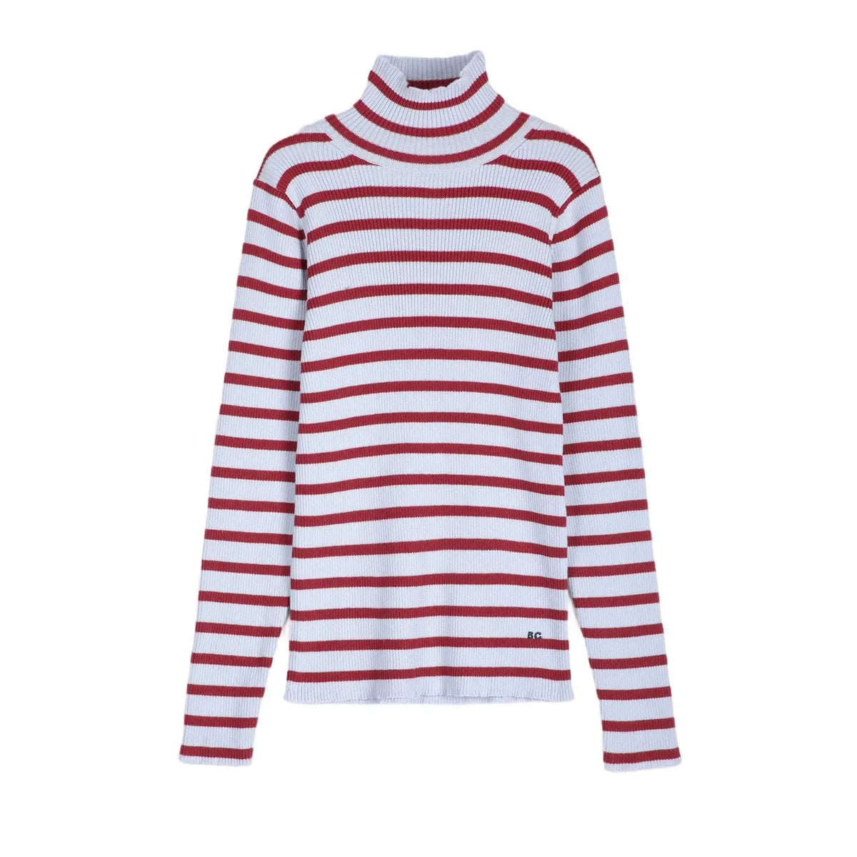 Bobo Choses - Striped Organic Cotton and Merino Wool Sweater | Light Blue