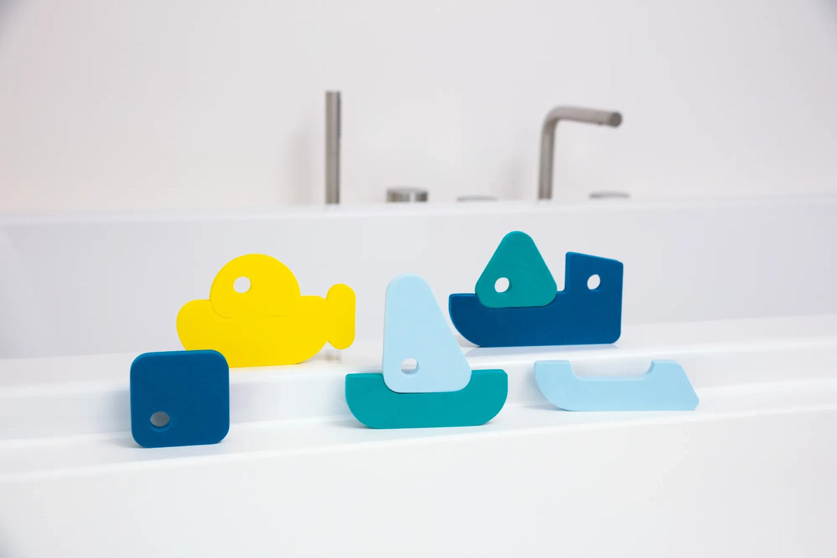 Quut - Sailors Bath Puzzle | Blue