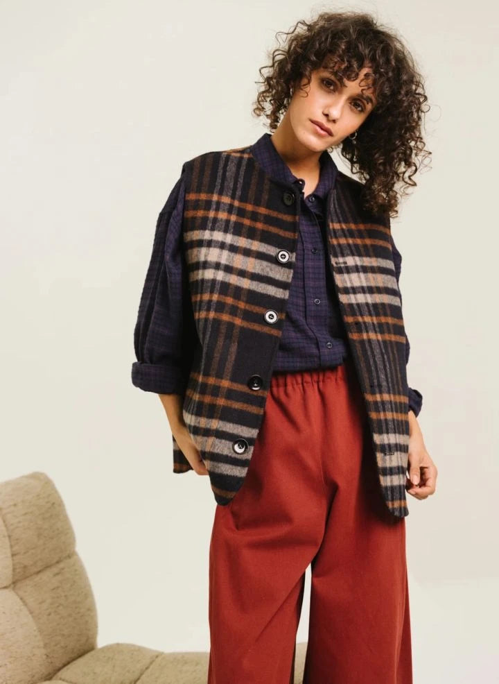 Sacrécoeur - Antonia Wool Cardigan | Mavi