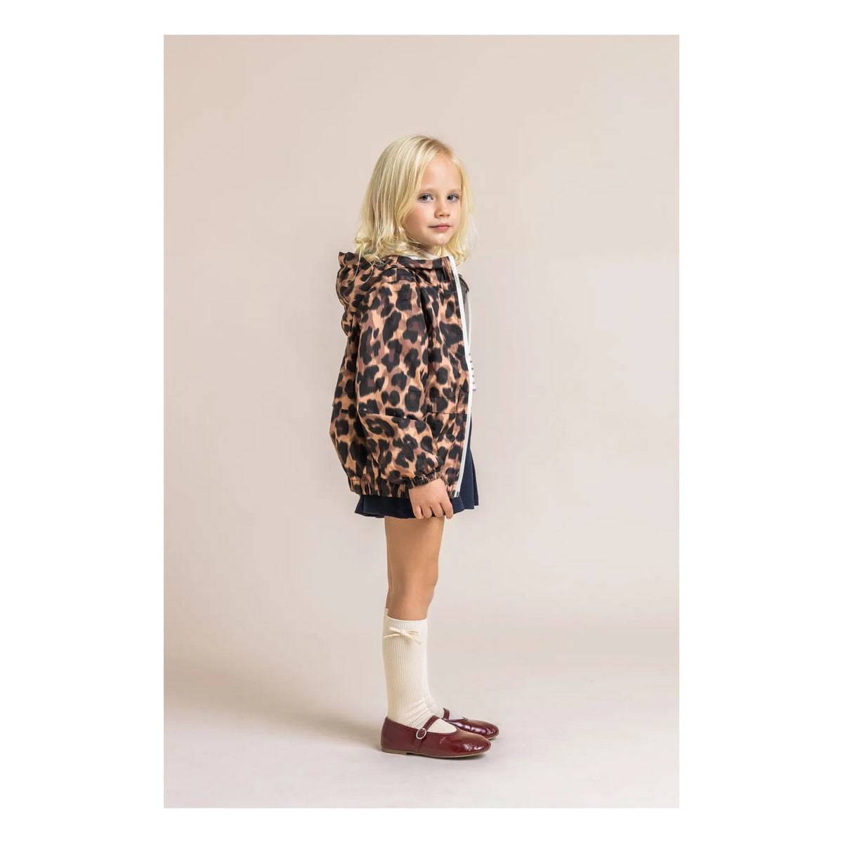 Flotte - Waterproof Windbreaker Bastille Leopard Recycled Fibers | Brown