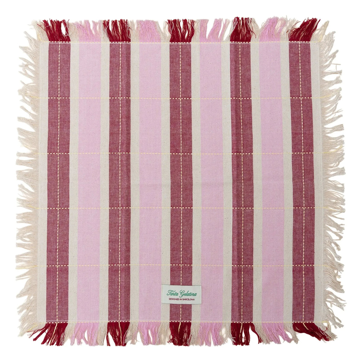 Tarta Gelatina - Organic Cotton Napkins - 2-piece Set | Pink