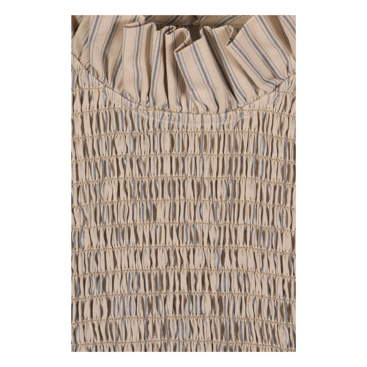 Maria de la Orden - Striped Blouse Aleria Cotton | Light Blue