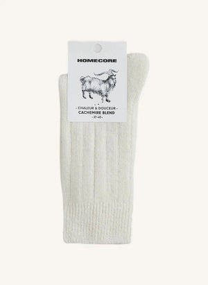 Homecore - Cashmere Socks | Cream