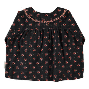 Piupiuchick - Floral Blouse | Black