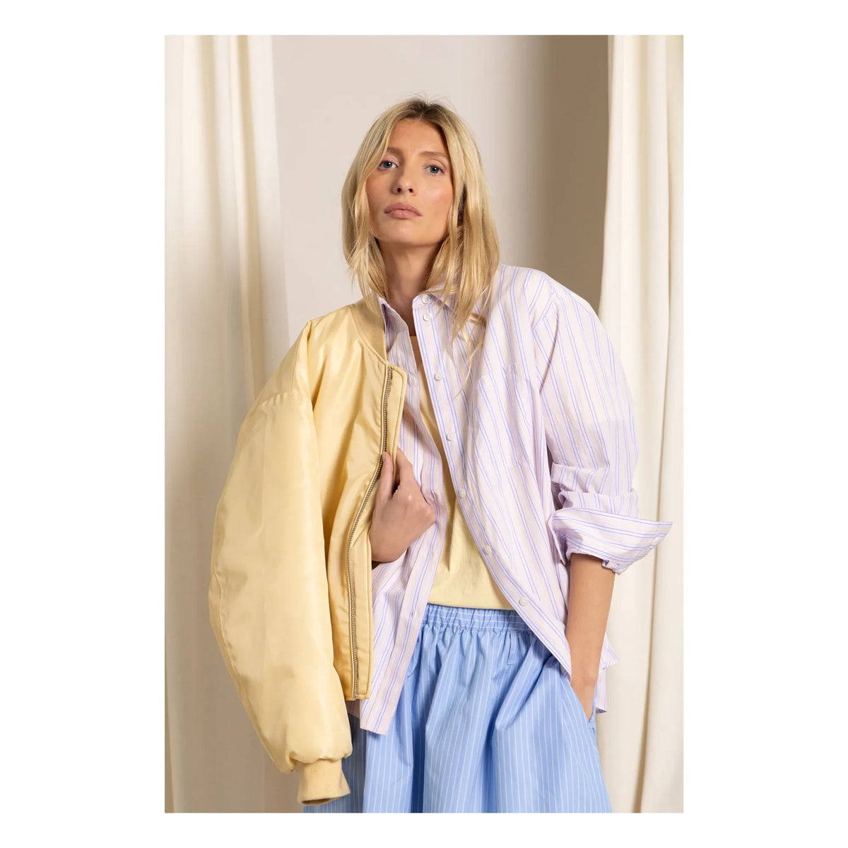 Smallable Woman - Hana Organic Cotton T-Shirt | Pale Yellow
