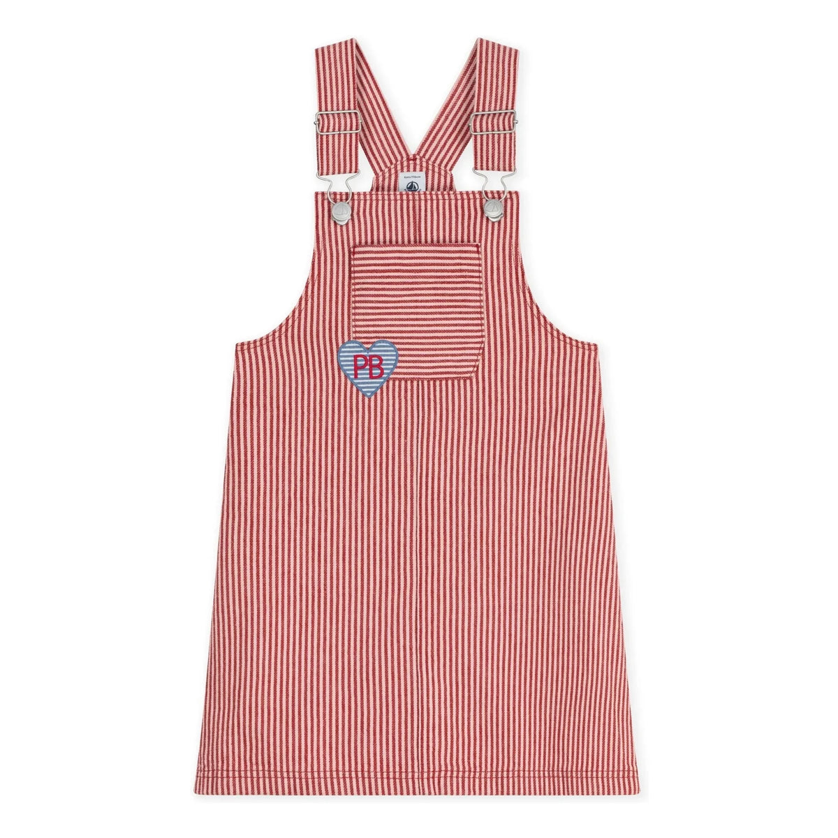 Petit Bateau - Organic Cotton Overall Dress | Pink