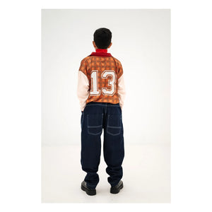 Repose AMS - Tartan Sports Jersey | Orange