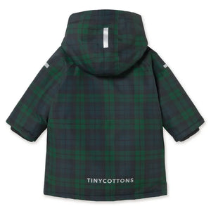 Tinycottons - Checked Ski Jacket | Green