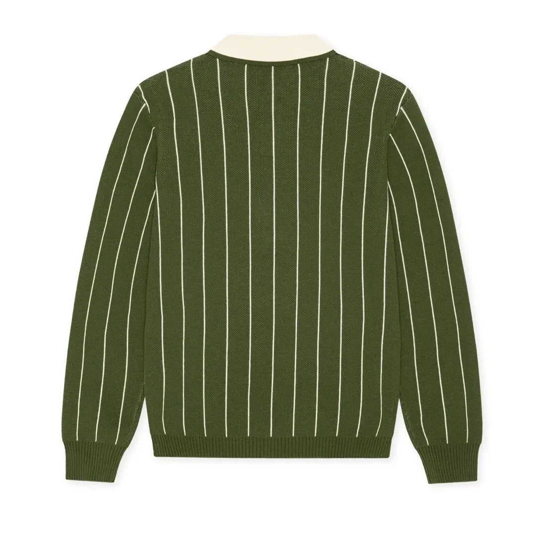 Les Deux - Les Deux Striped Signature Polo Shirt | Khaki