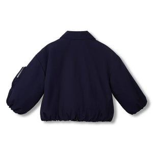 Wynken - Pocket Detailed Bomber Jacket | Navy