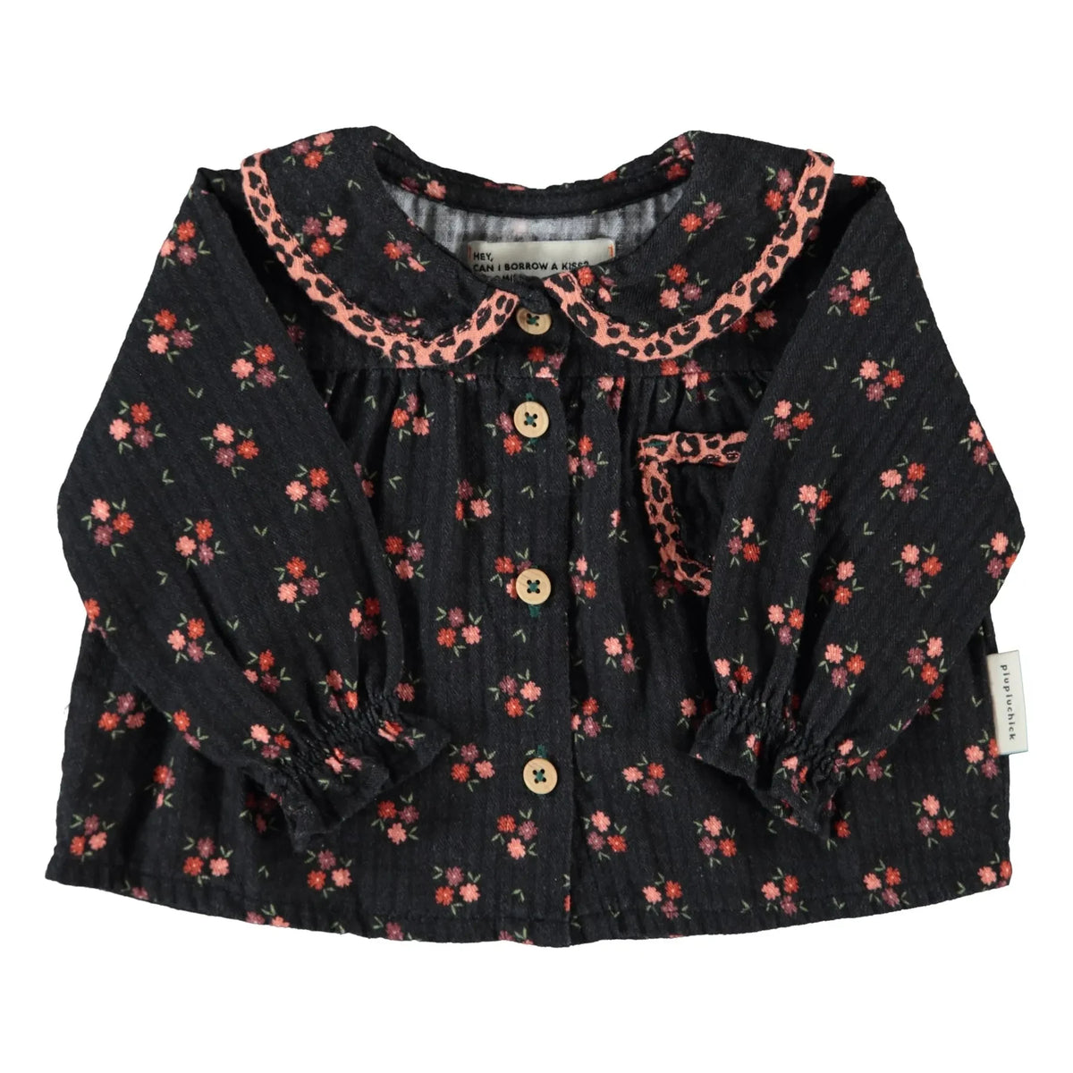 Piupiuchick - Floral Blouse | Black