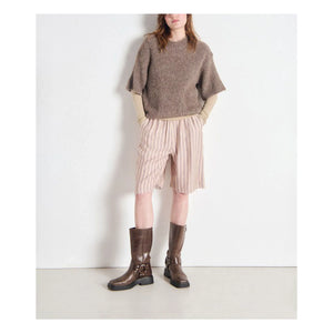 American Vintage - Zolly sweater | Dark brown