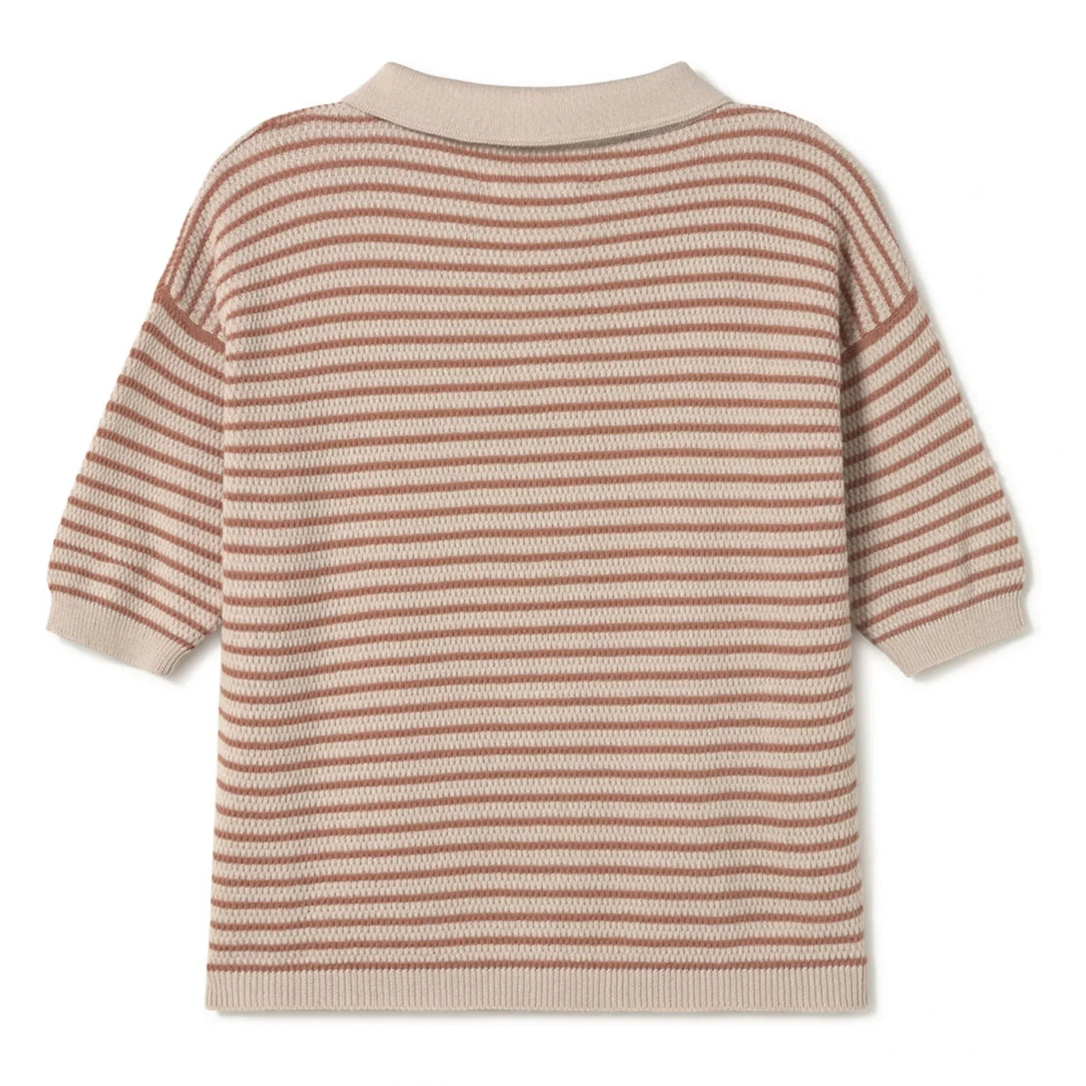 Coco au Lait - Organic Cotton Polo T-Shirt | Beige