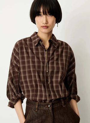 Sessùn - Booklyn Cotton Shirt | Mocha