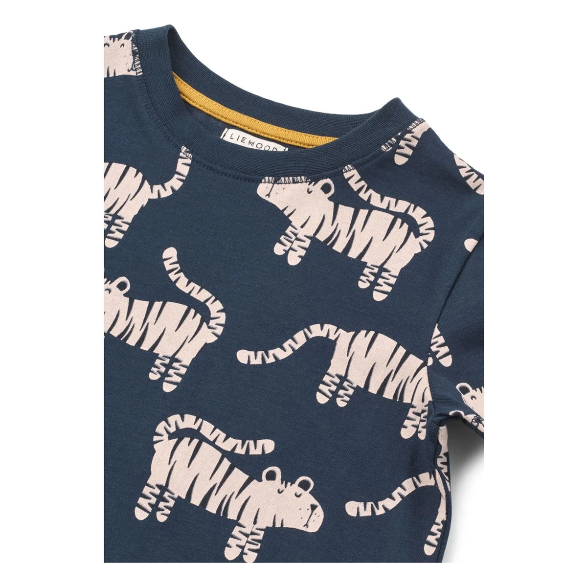 Liewood - Francis Tigres Organic Cotton T-Shirt | Navy Blue