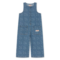 Tinycottons - Floral Denim Overall | Blue