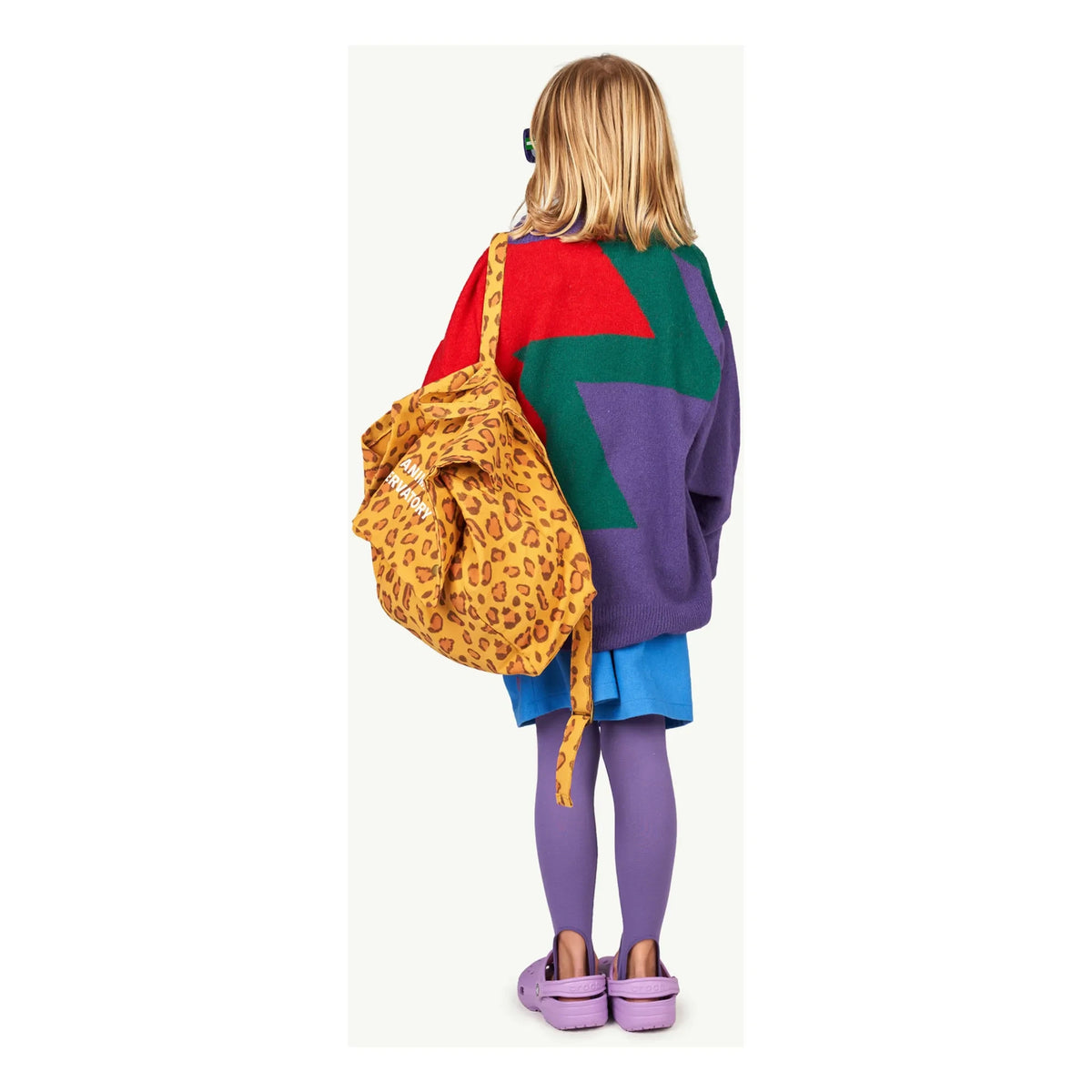 The Animals Observatory - Bull Multicolored Sweater | Purple
