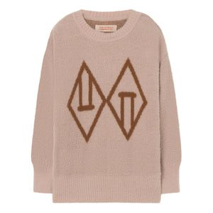 The Animals Observatory - Bull Graphic Sweater | Beige