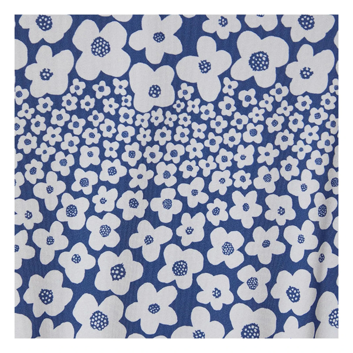 Fabula - Long Sleeve Swimsuit with Floral Pattern | Blue
