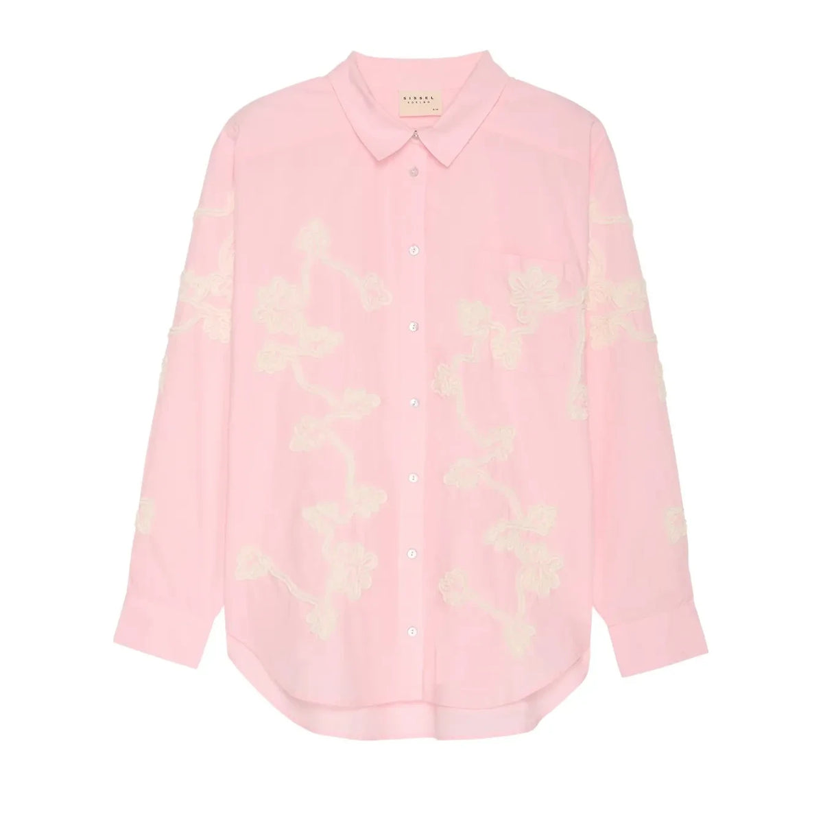 SISSEL EDELBO - Powder Pink Organic Cotton Blouse | Light Powder