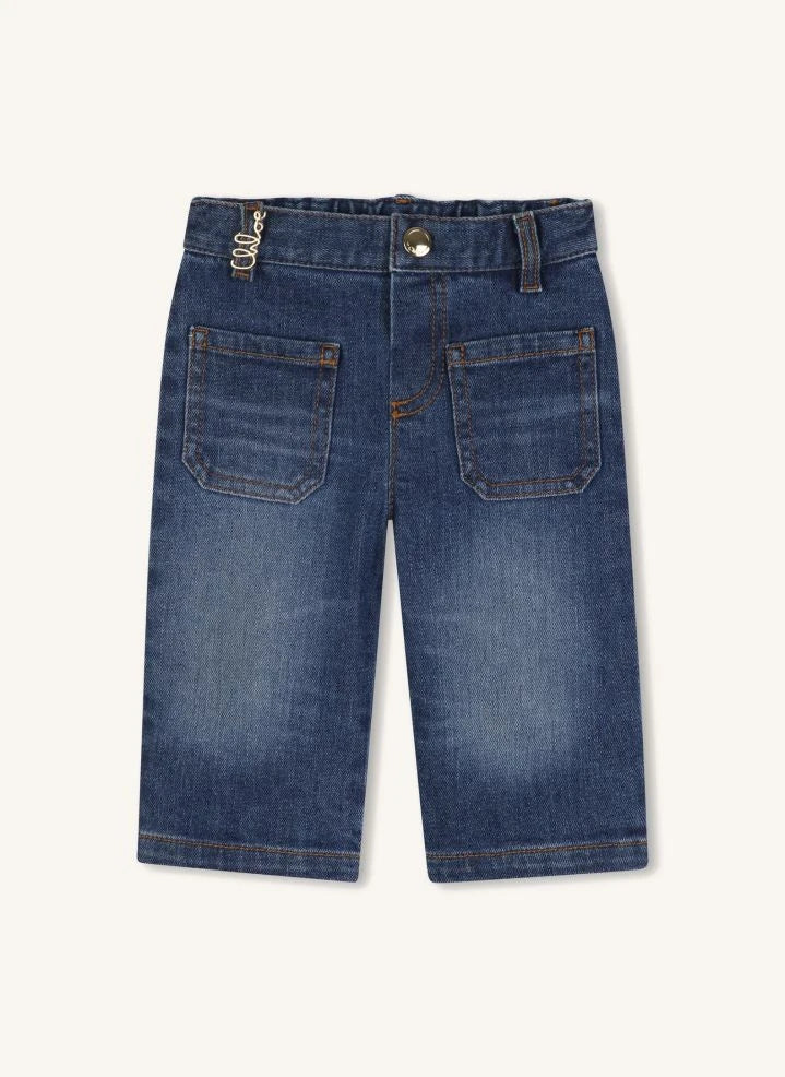 Chloé - Organic Cotton Pocket Jeans | Mavi