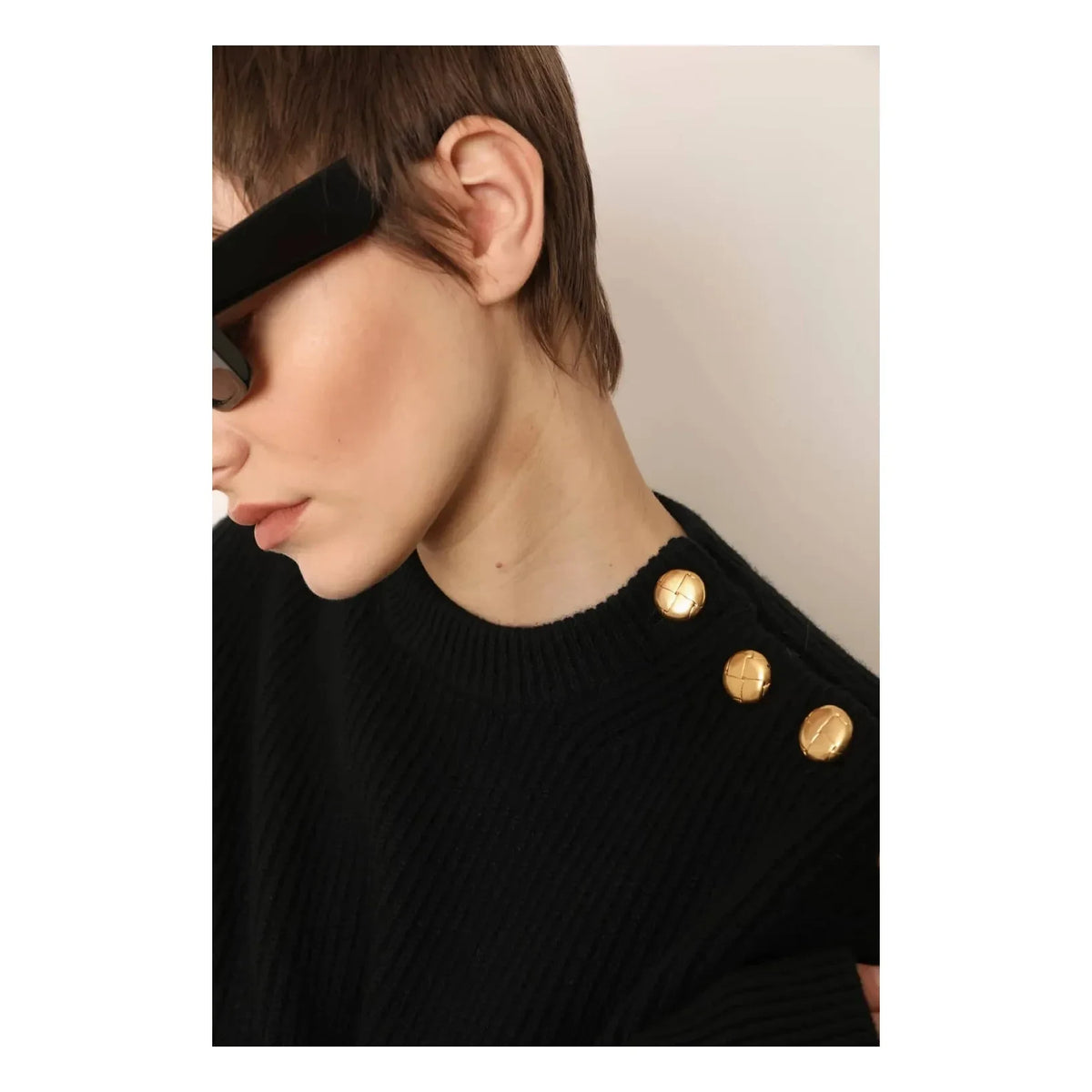 Laurence Bras - Wool Bobbin Sweater | Black