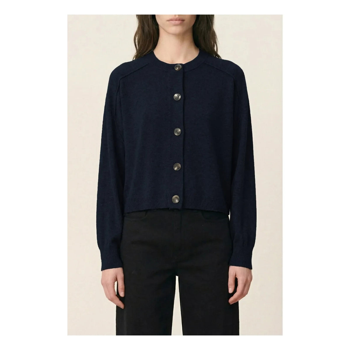 Vanessa Bruno - Douve Merino wool cardigan | Navy