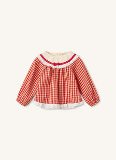 Flöss - Lucia Vichy Blouse | Red