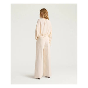 Momoni - Aoki Bis Cotton Trousers | Cream