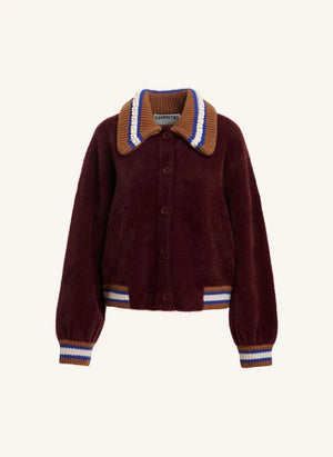 Essentiel Antwerp - Kamore Cardigan | Burgundy
