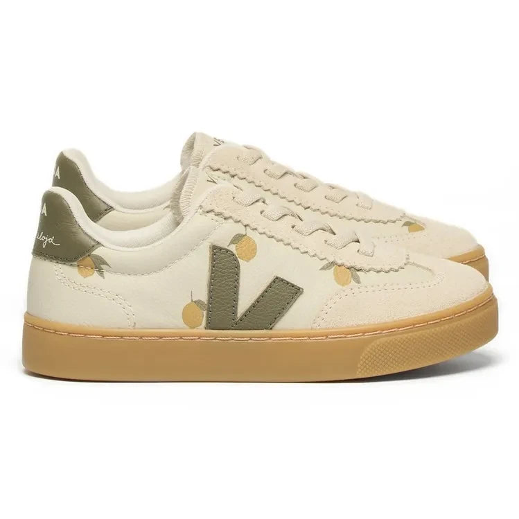 Veja - Small Volley Lemons Sneakers - Veja x Konges Slojd | Cream