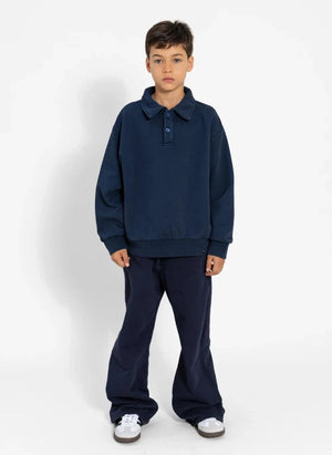 Smallable Kid - Langford Organic Cotton Polo T-Shirt | Navy