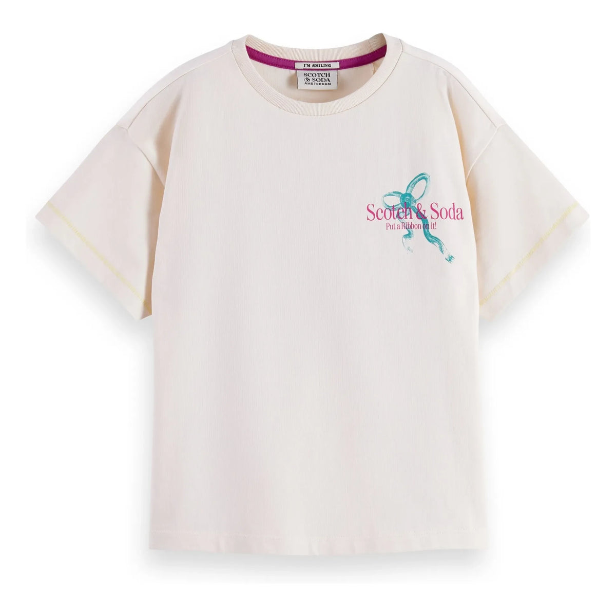 Scotch & Soda - Scotch & Soda Artwork T-Shirt | Cream