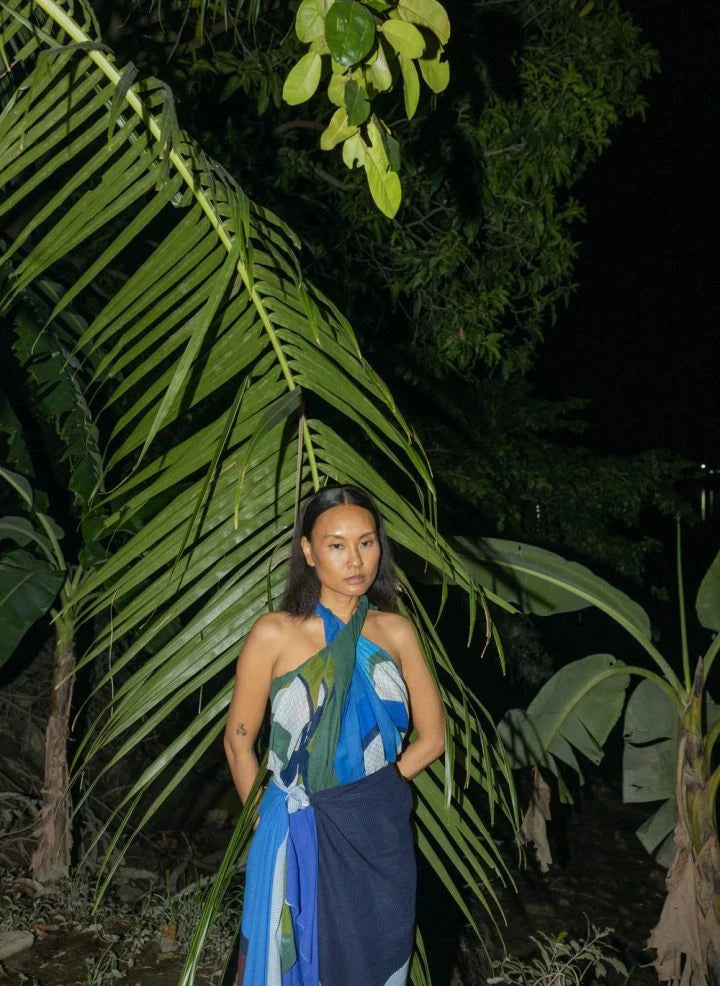 Mapoésie - Galet Scarf | Blue